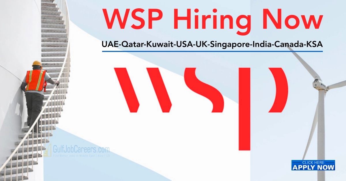 شركة WSP تعلن عن وظائف بمجال الهندسة والعقود في قطر