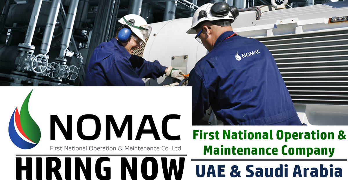 شركة نوماك NOMAC توفر وظائف هندسية وفنية ومتنوعة