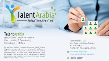 شركة Talent Arabia تطرح وظائف بالمجال الهندسي والتقني